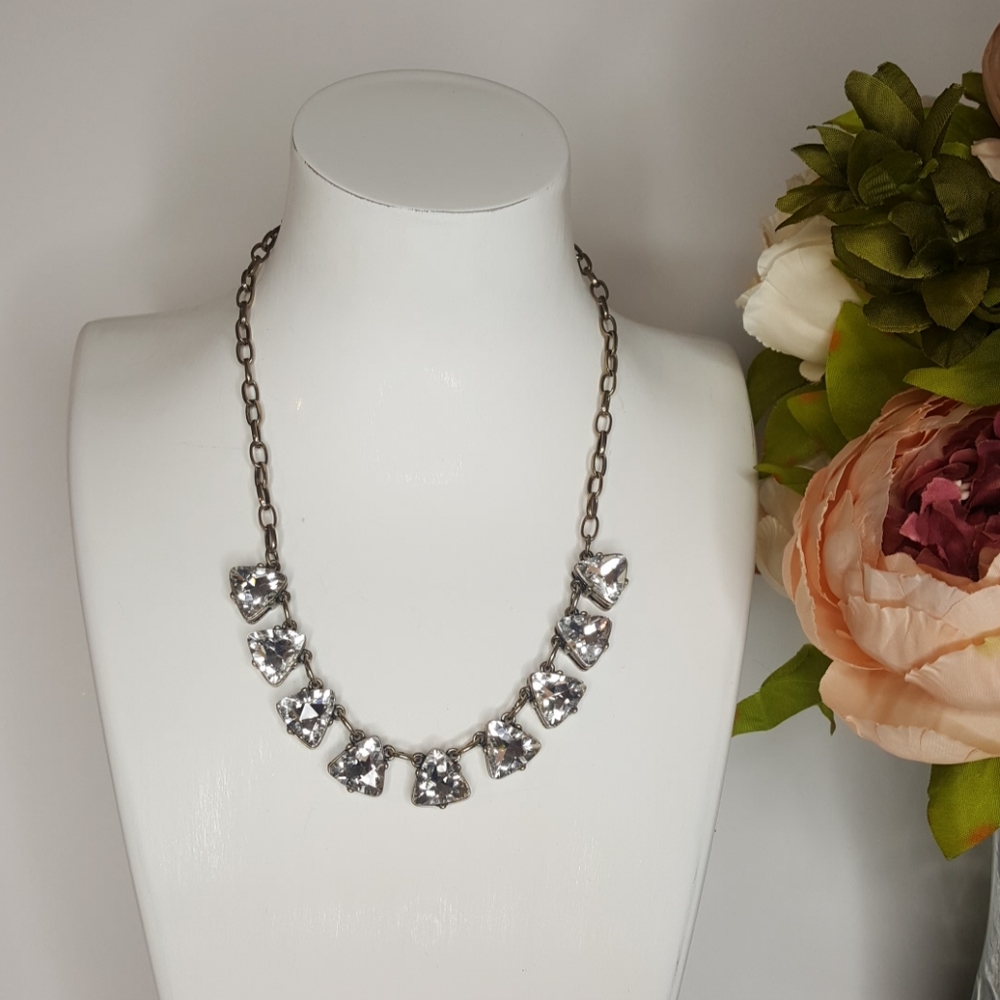 Loft Crystal Statement Necklace - image 7
